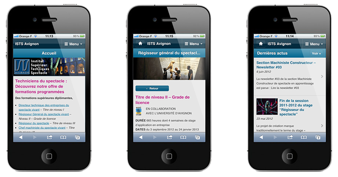 L’ISTS lance son site mobile !