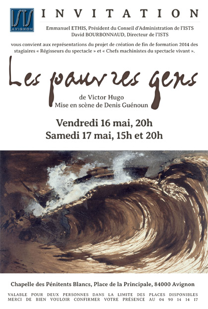 Les Pauvres Gens Invitation