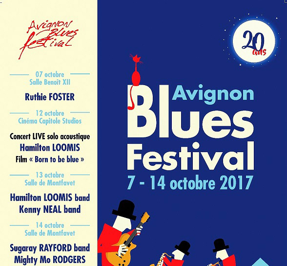 Concert d’ouverture de la 20ème édition d’Avignon Blues Festival au Théâtre Benoît XII samedi 7 octobre