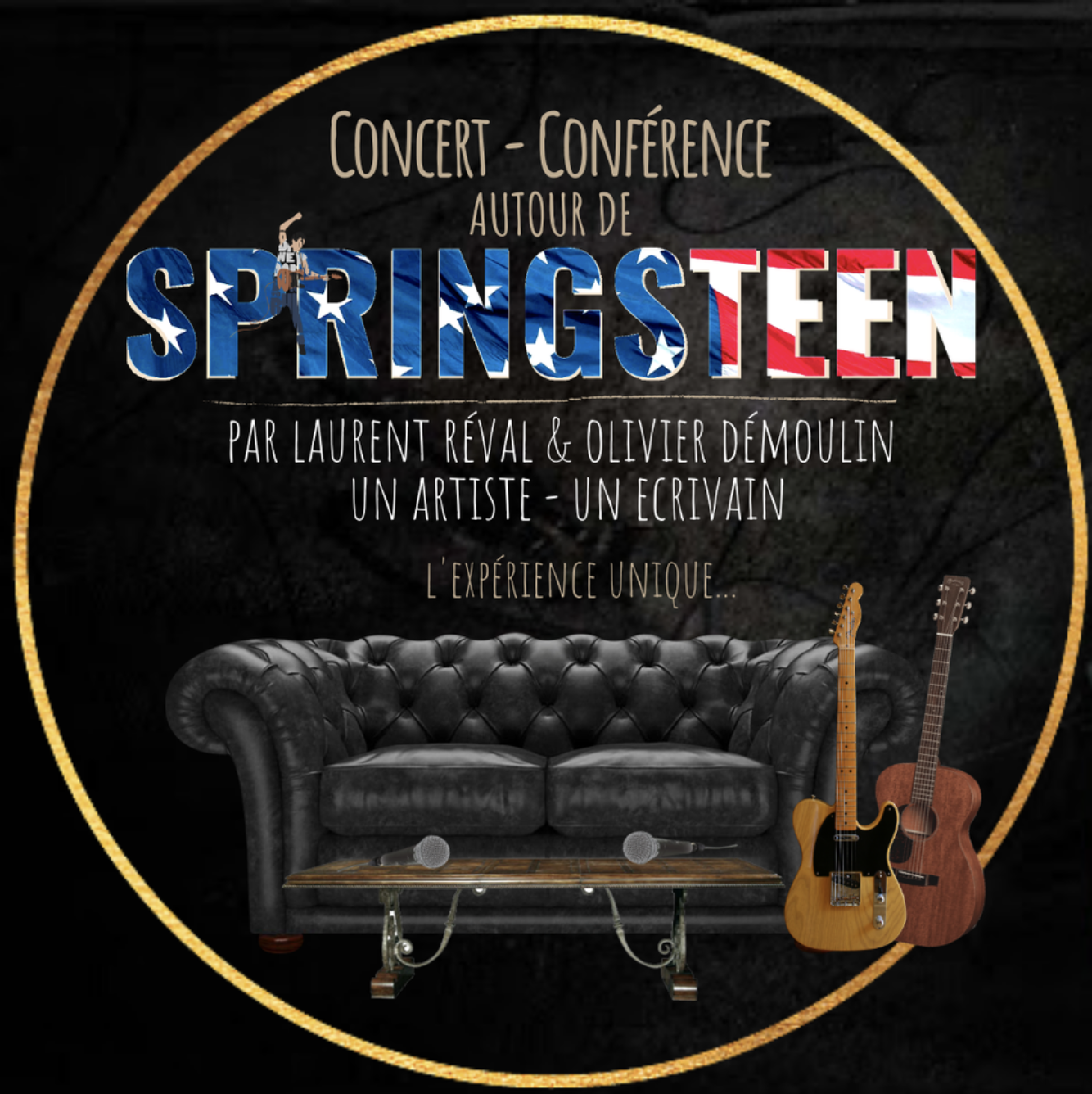Le Théâtre Benoît XII accueille le Festival L’Echo des Riffs, avec le concert-conférence « Autour de Springsteen » le 18 octobre