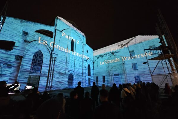 Mapping architectural et sonore -Église des Célestins, Avignon / © ISTS