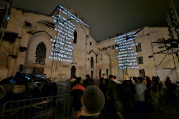 Mapping architectural et sonore -Église des Célestins, Avignon / © ISTS