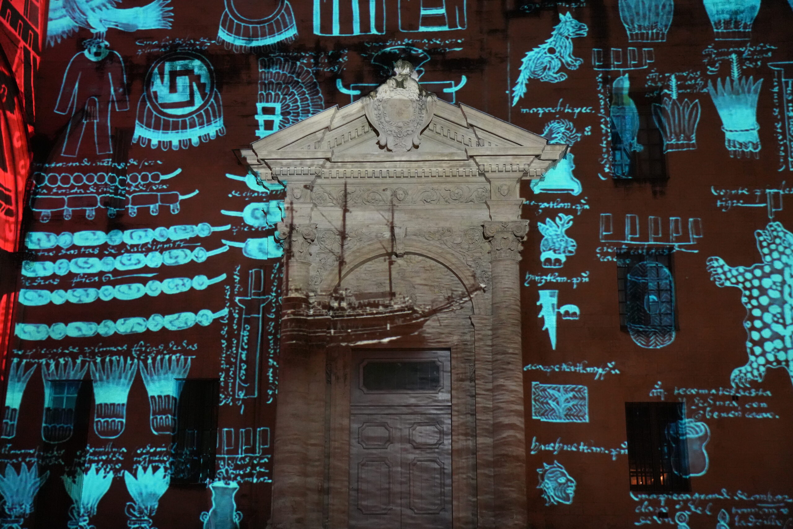 Création Mapping architectural et sonore des façades de l’Église des Célestins à Avignon