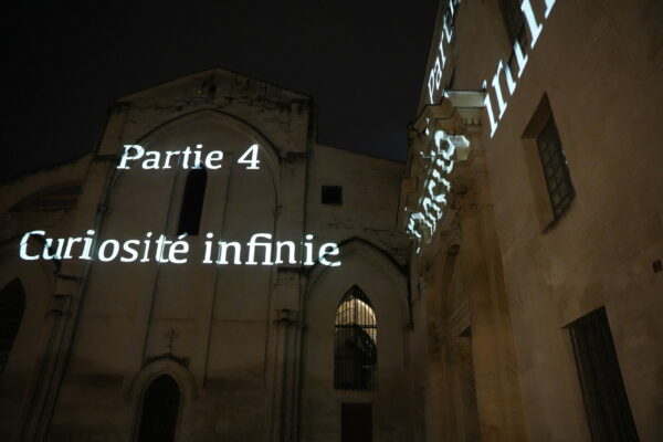 Mapping architectural et sonore -Église des Célestins, Avignon / ©Nadia L - ISTS