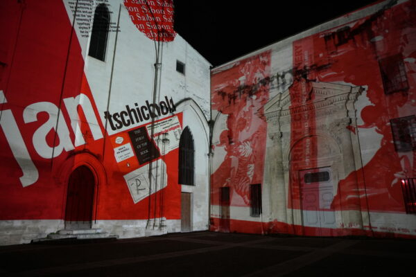 Mapping architectural et sonore -Église des Célestins, Avignon / ©Nadia L - ISTS