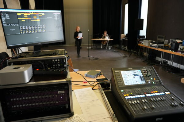 Console son Yamaha et moniteur