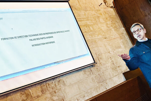 Direction technique - Visite Palais des Papes / ©Fred Caron - ISTS