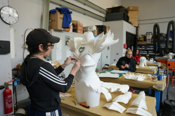 Cuirasse de Cosplay, étape de finalisation avant peinture